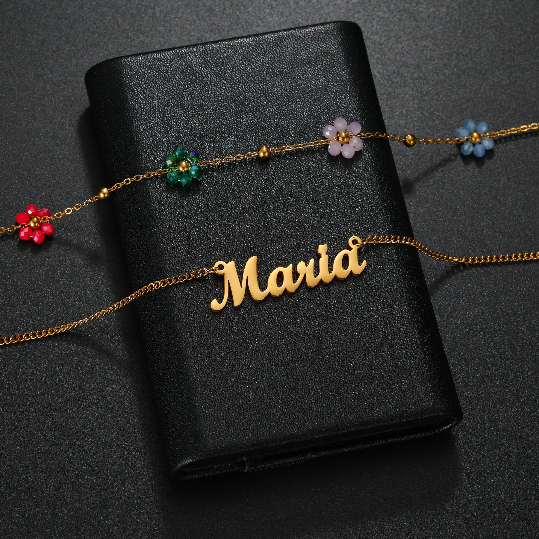 Набор украшений Atoztide с инд – обзор и цена Birth Flower Necklace