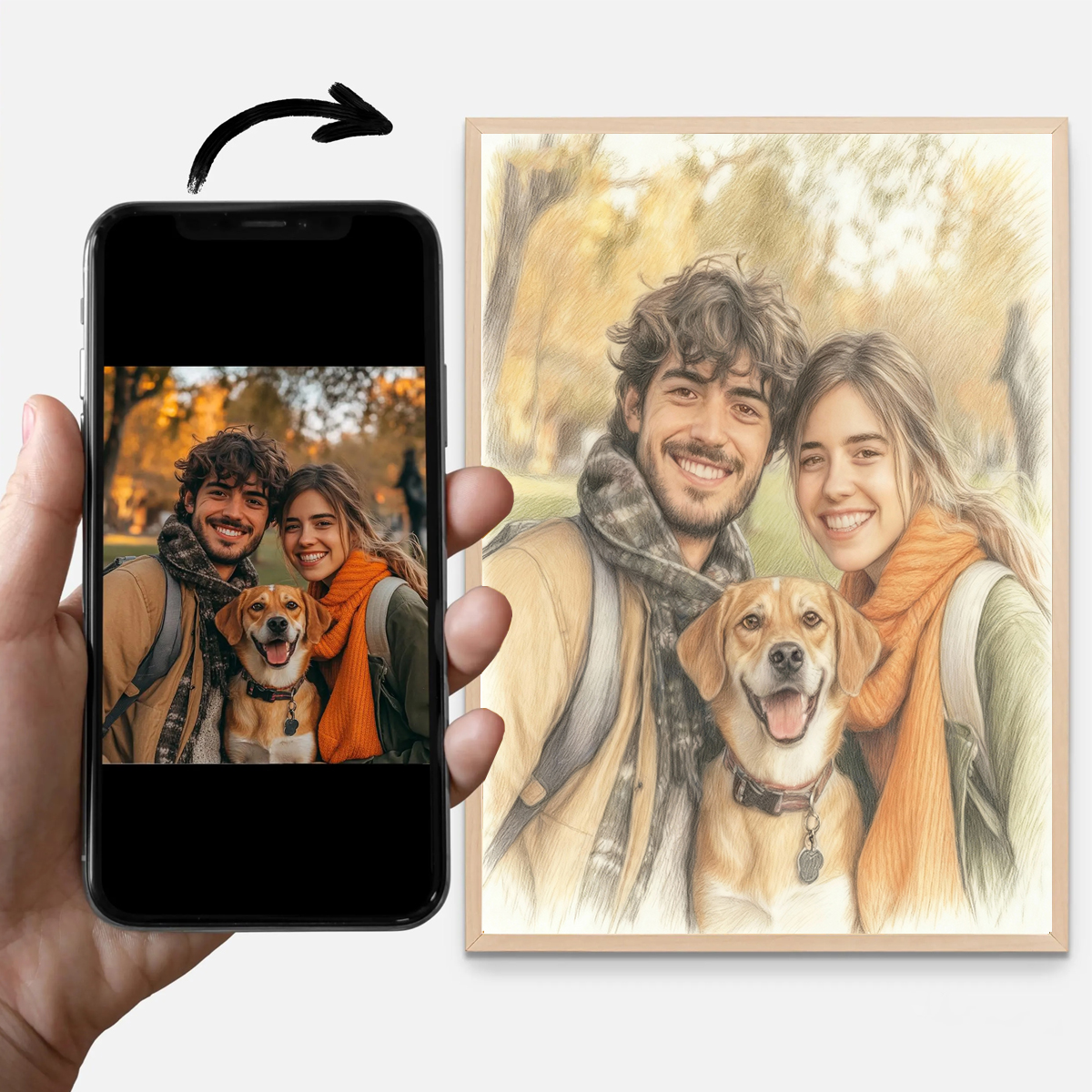 Персонализированный цветной ка – обзор и цена Pet Portrait Custom