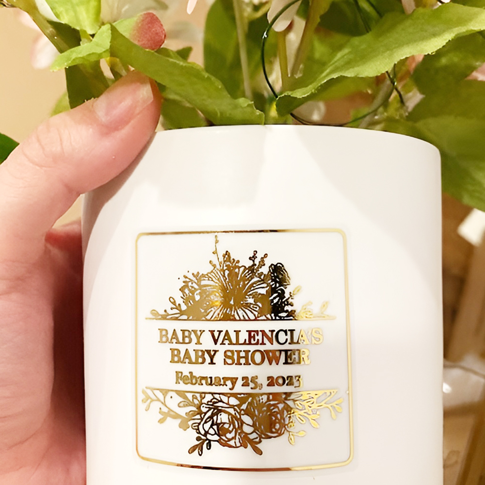 50 листов персонализированных  – обзор и цена Personalised Candle Label