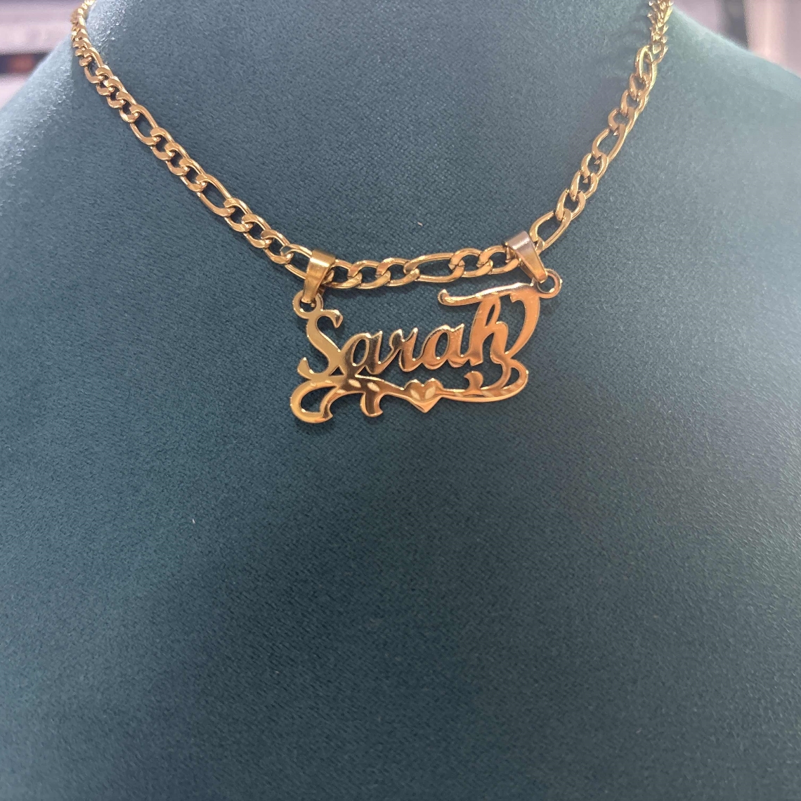 Цепочка Фигаро на заказ, ожере – обзор и цена Name Necklace Custom