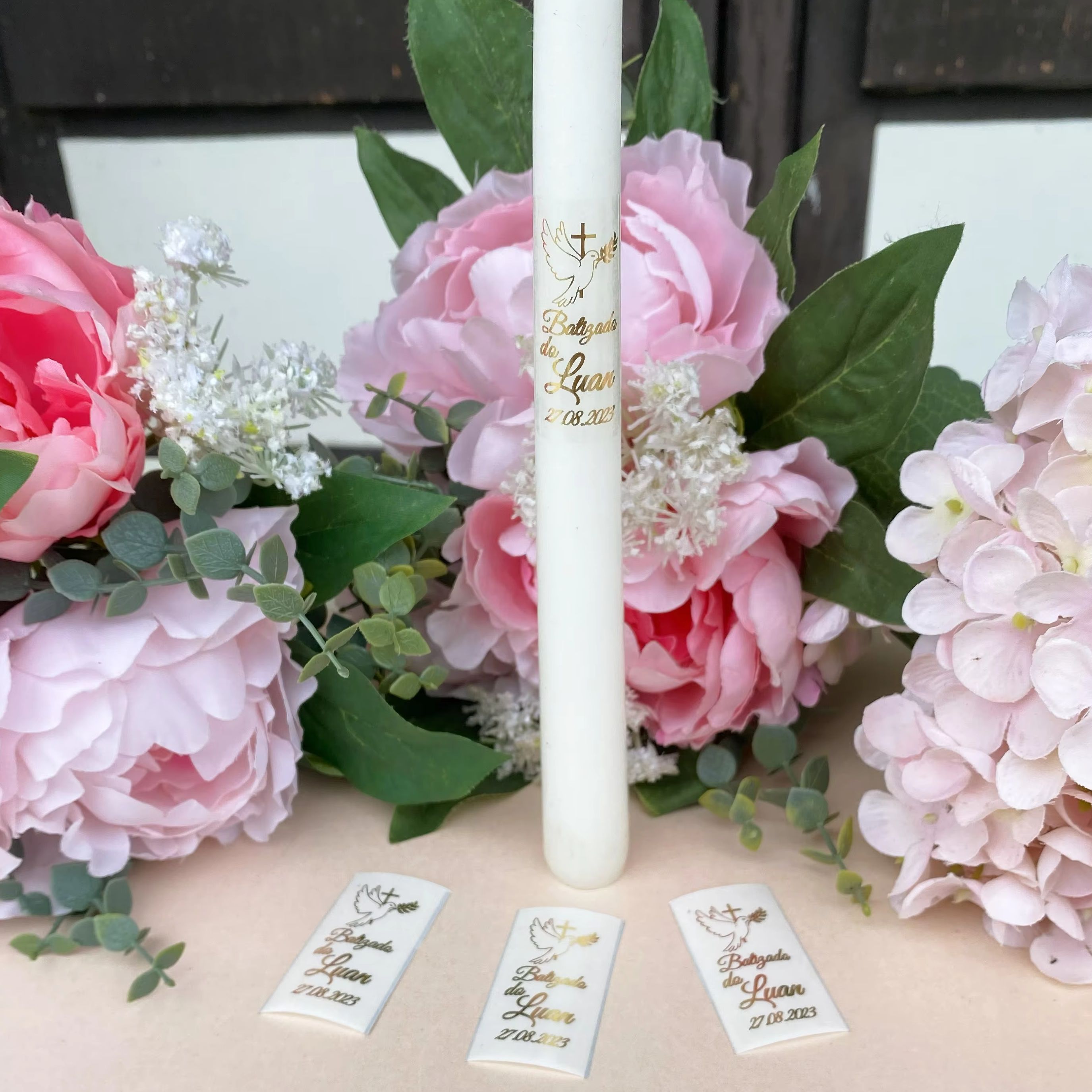 10 персонализированных конусны – обзор и цена Personalised Candle Label