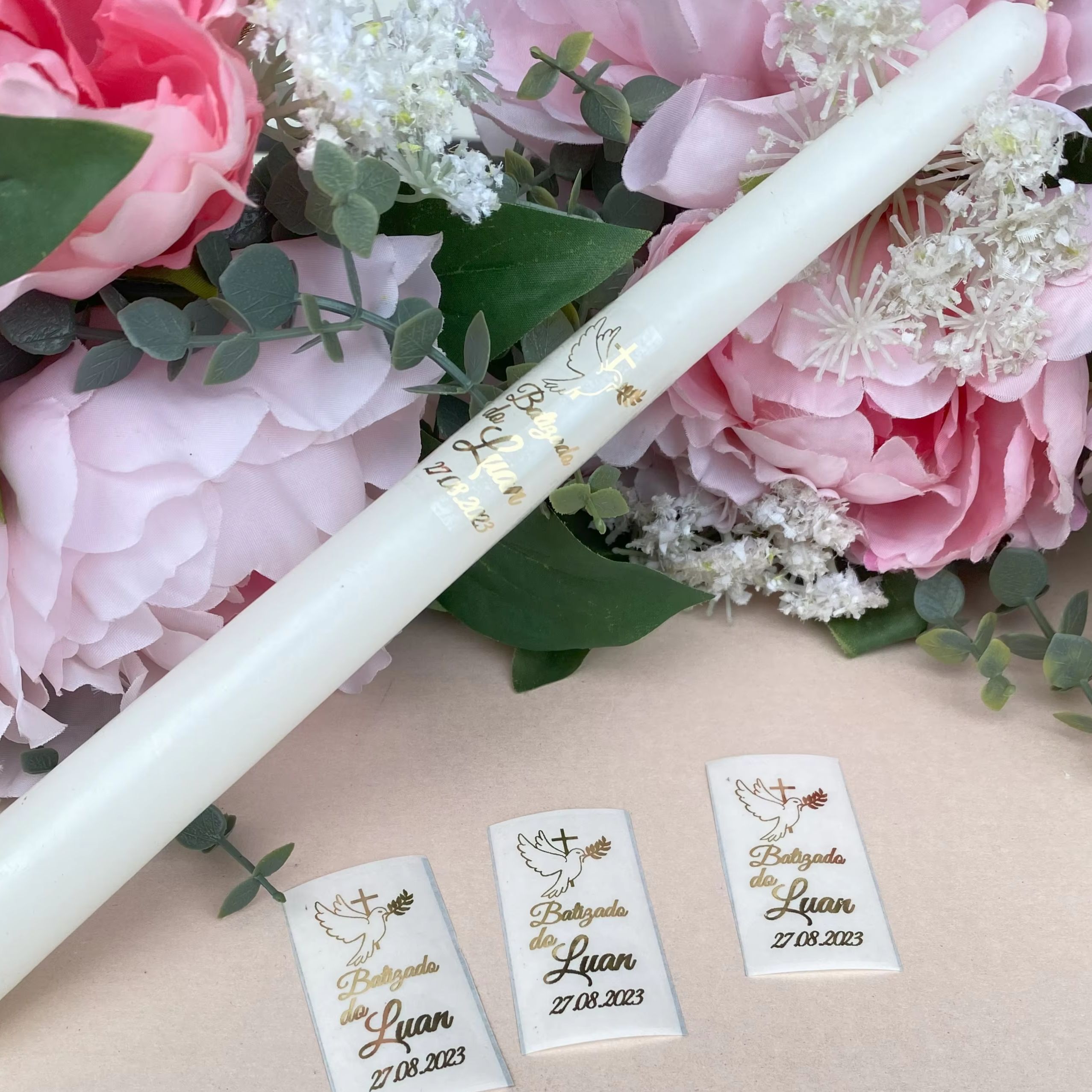 10 персонализированных конусны – обзор и цена Personalised Candle Label