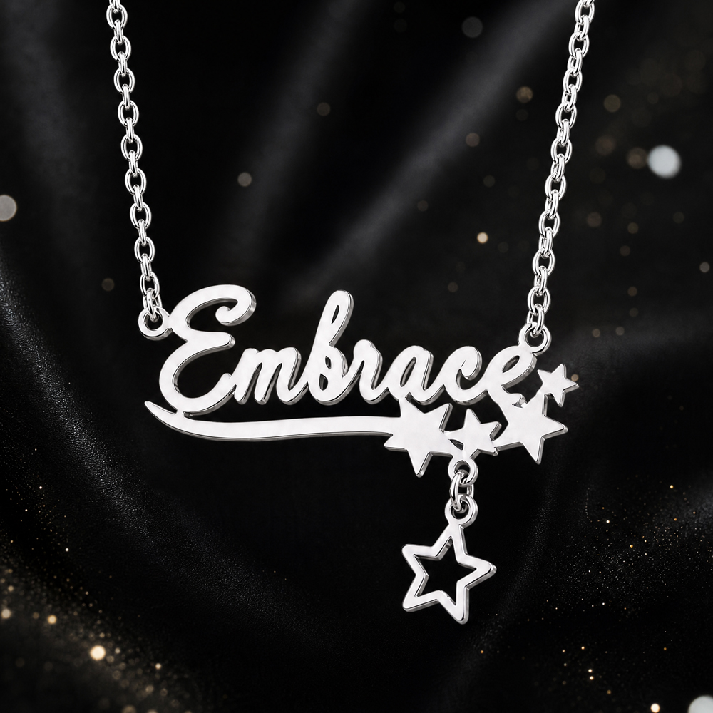 Ожерелье с именем в виде бабоч – обзор и цена Name Necklace Custom