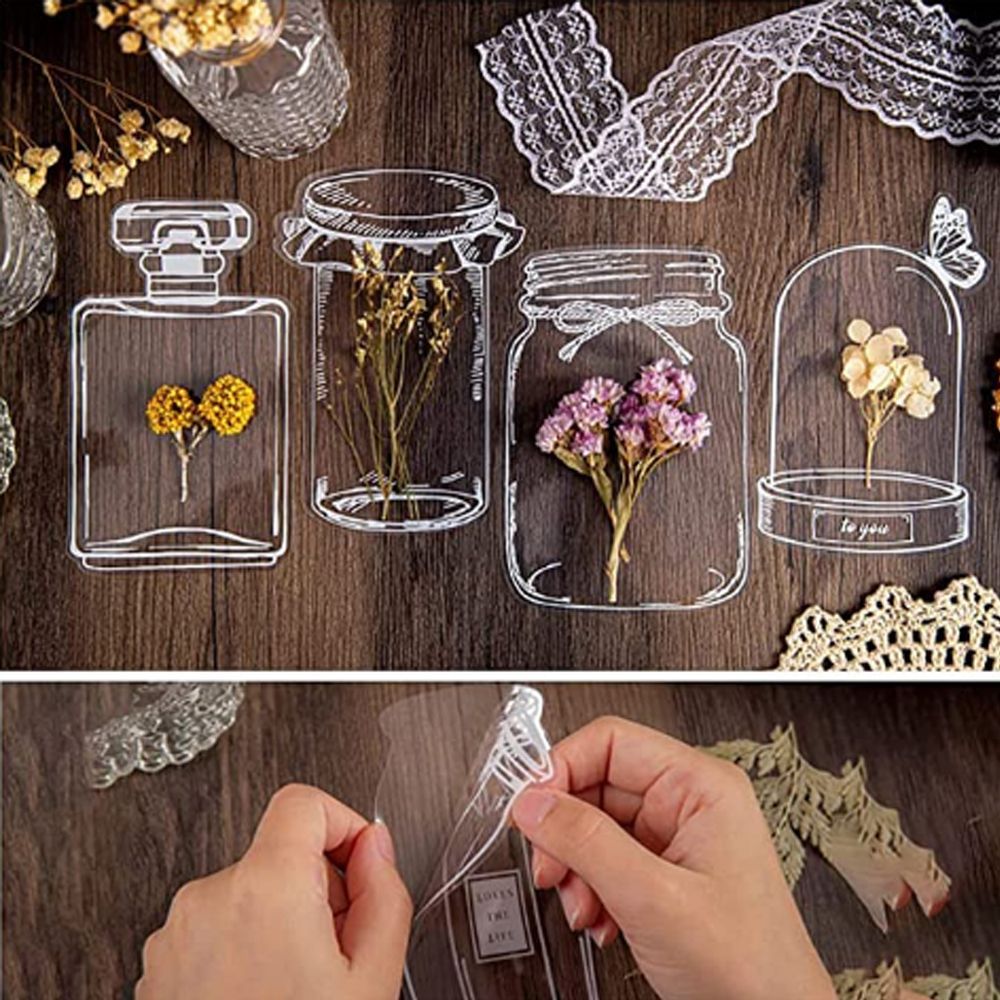 Прозрачные засушенные Цветочны – обзор и цена Dried Flower Bookmark